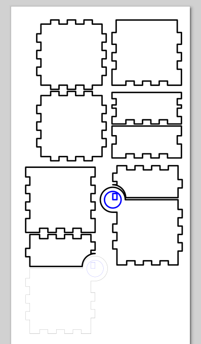 box with big line